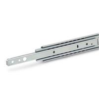 GN 1424 Telescopic Slide with Full Extension & Dampened Self-Retracting Mechanism Load Capacity up to 750 N